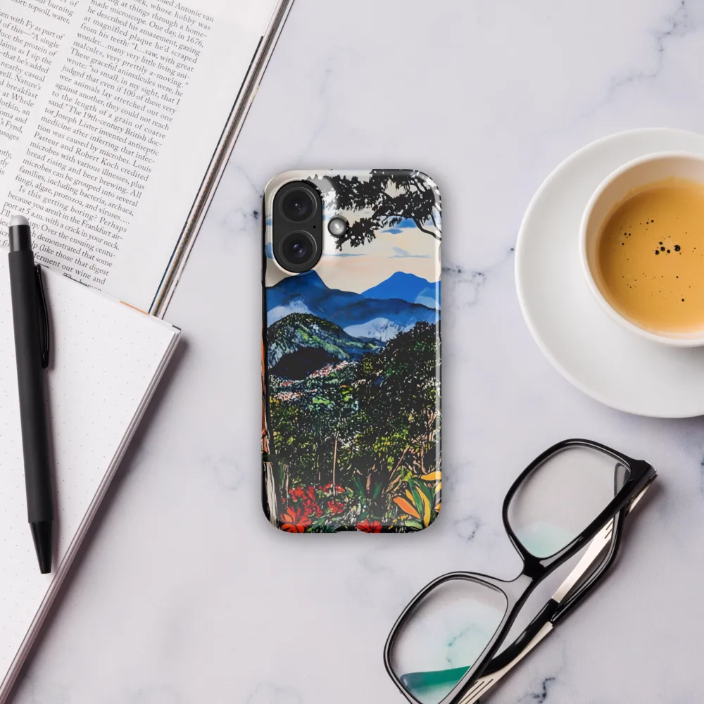 Tropical Mountain Forest 
 iPhone 14 Pro Max | Snap Case