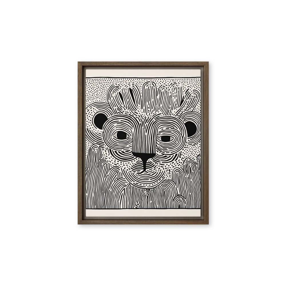 The Labyrinthine Lion | Art Print