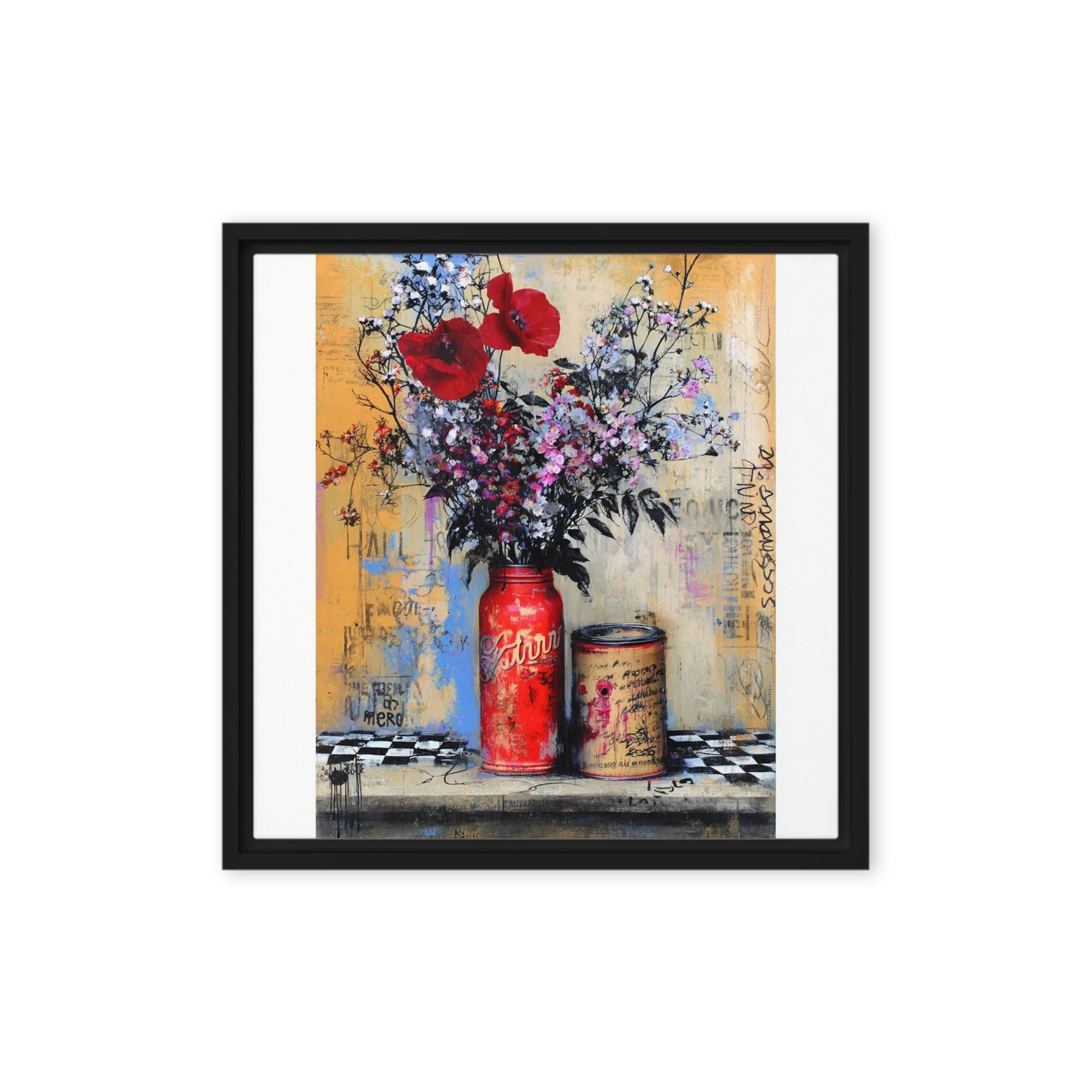 Urban Poppies Still Life