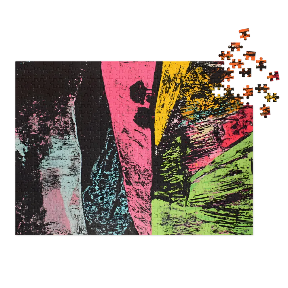 Vibrant Abstract Landscape