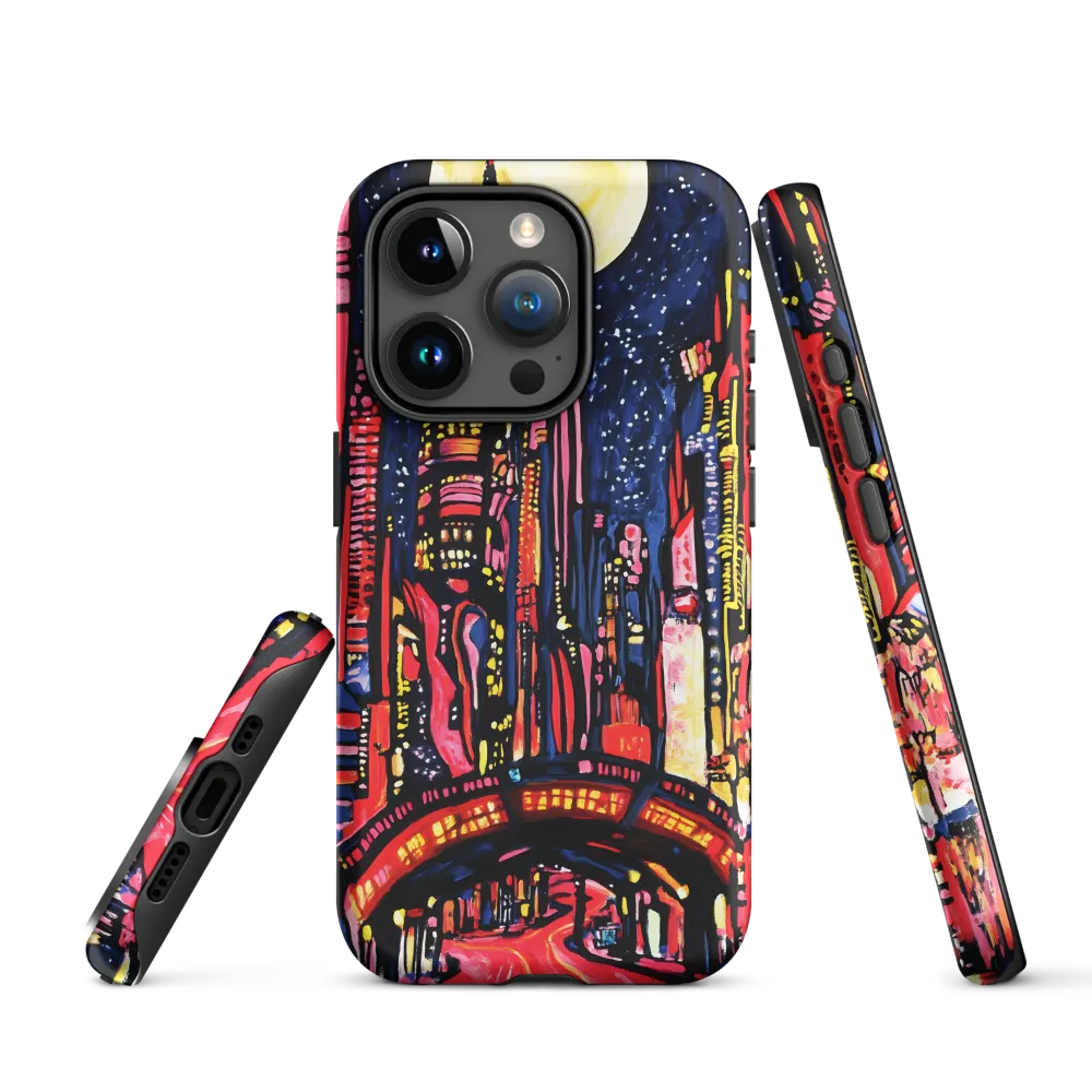Vibrant Expressionist Cityscape | Phone Case