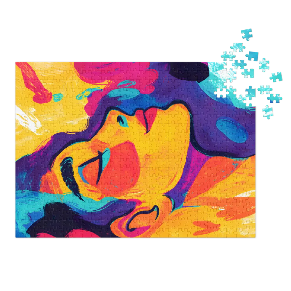 Emotive Brushstroke Profile 
 Jigsaw Puzzle in Tin Box