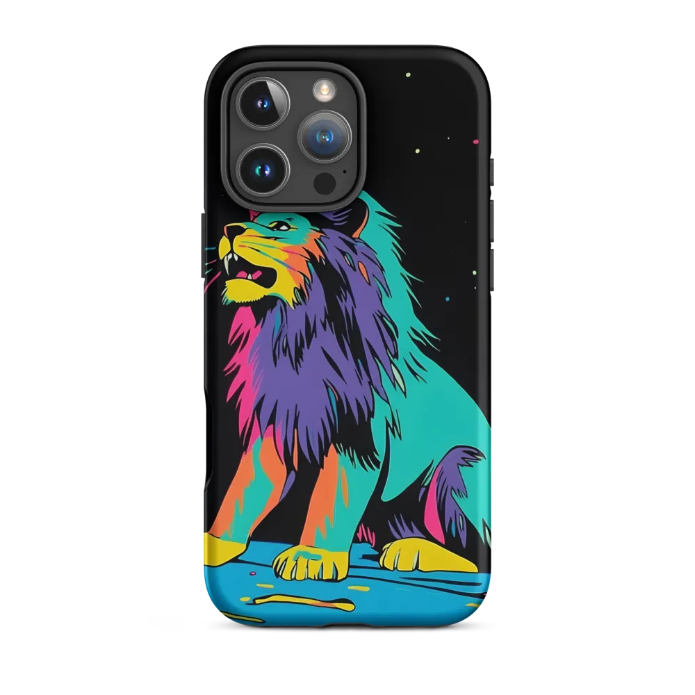 Neon Lion Pop Art | Phone Case