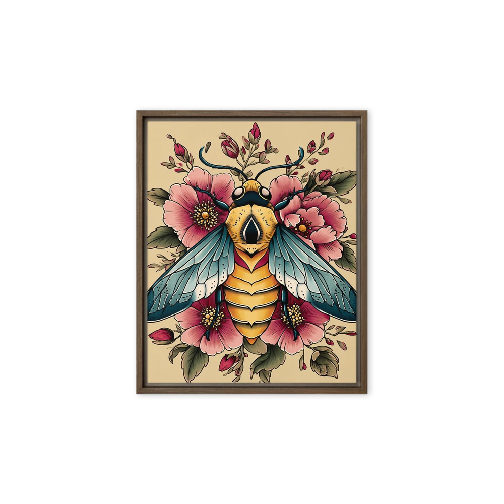 The Floral Bee | Art Print