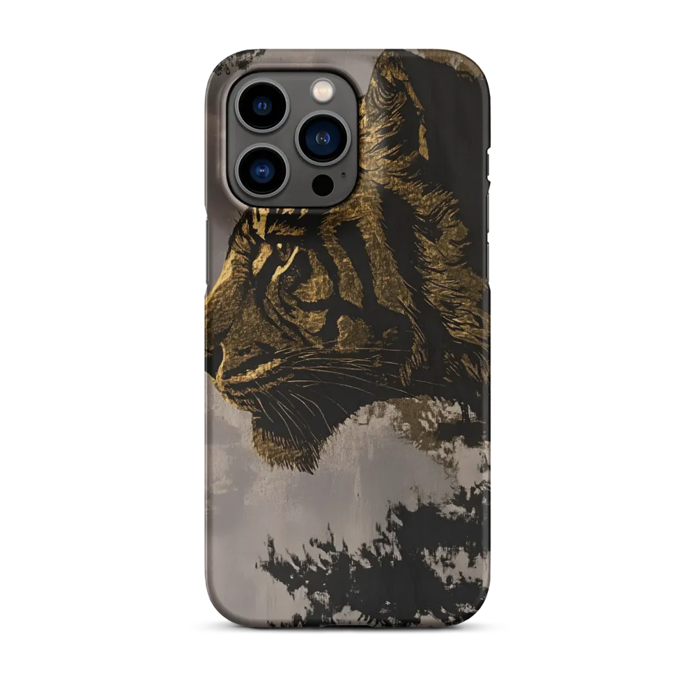 Golden Tiger Profile | Phone Case