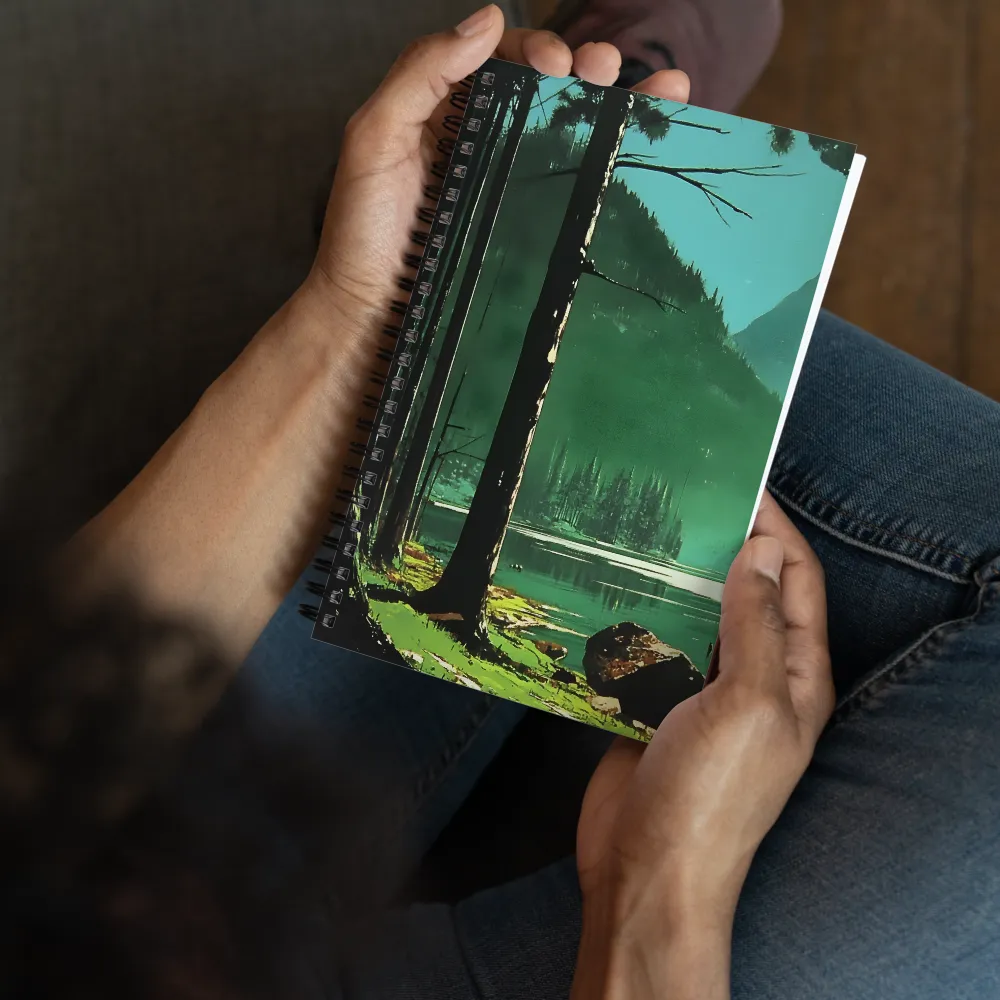 Tranquil Forest Lake 
 Spiral Notebook | 140 pages