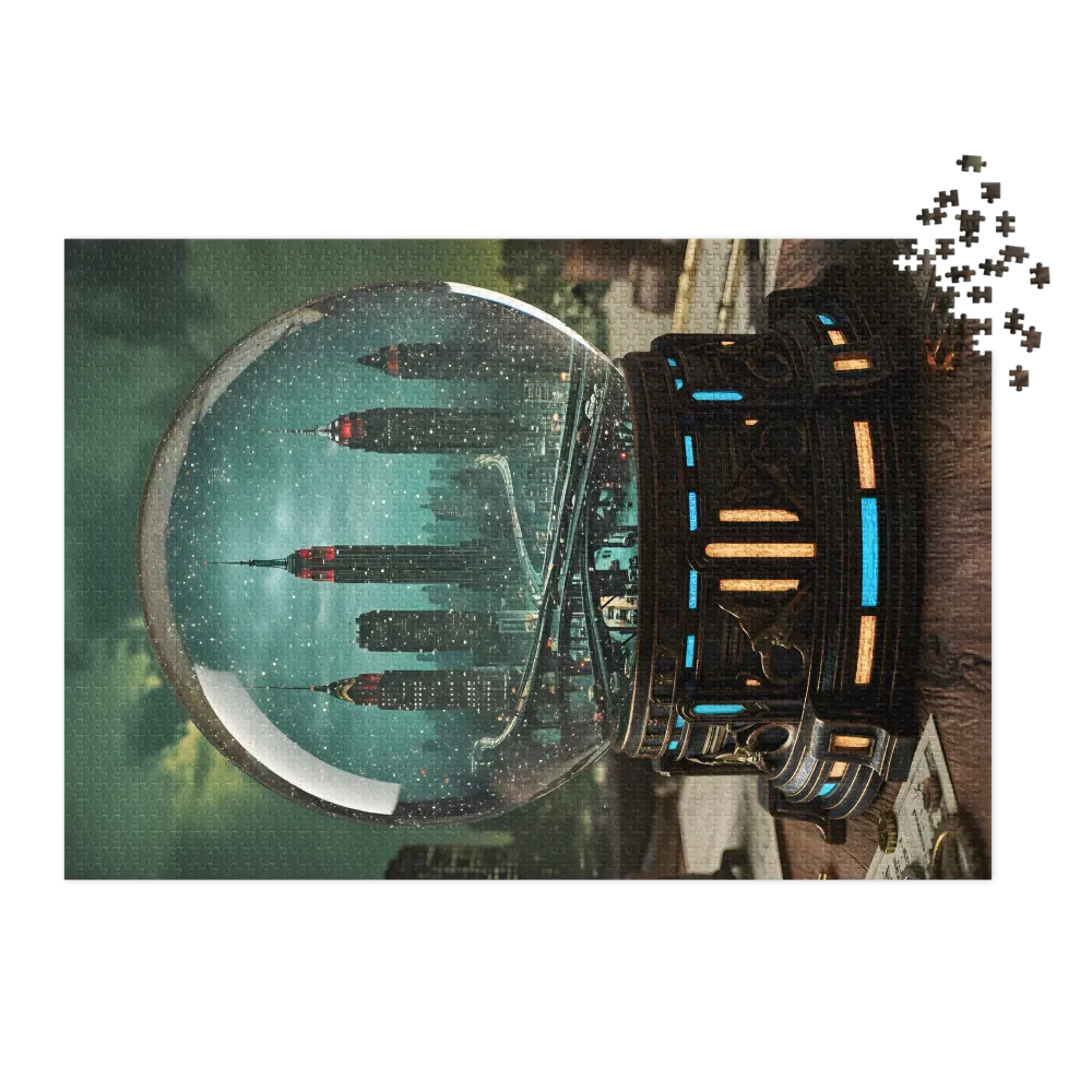Metropolis Snow Globe