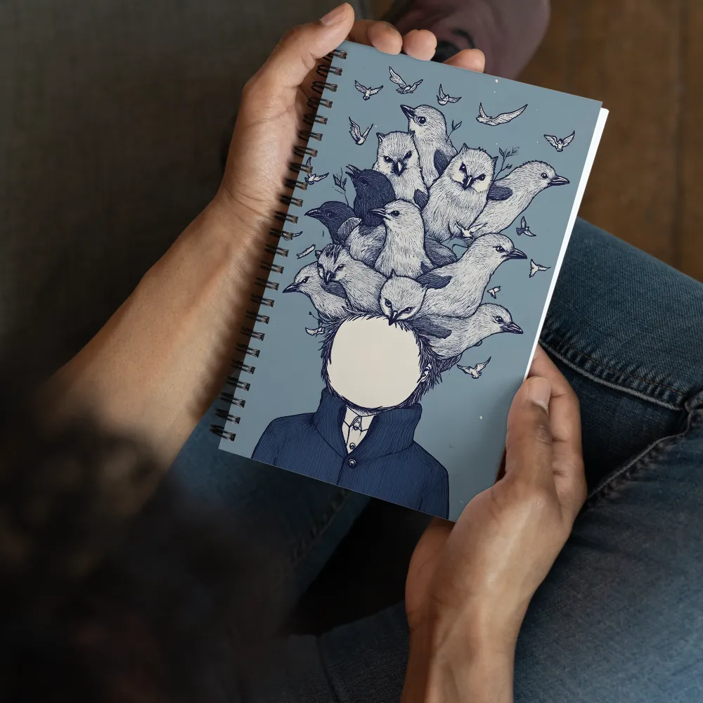 Overrun by Birds 
 Spiral Notebook | 140 pages