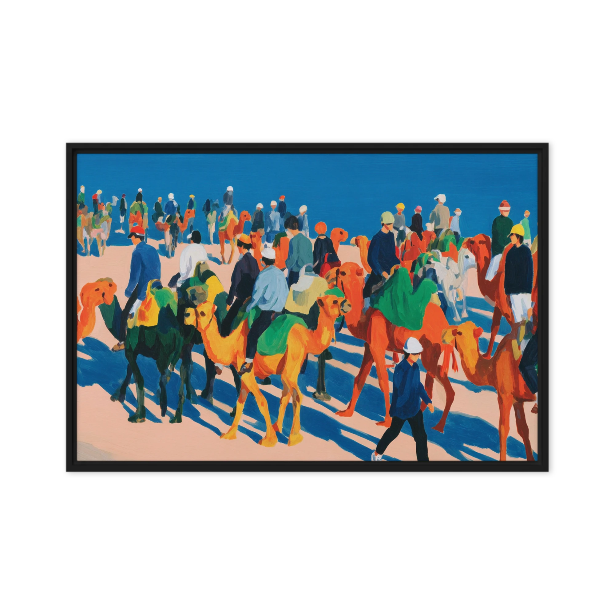 Caravan Under Blue Sky | Art Print