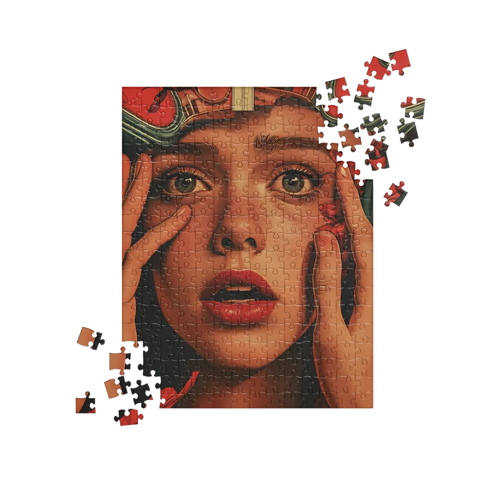 Enigmatic Gaze 
 Jigsaw Puzzle