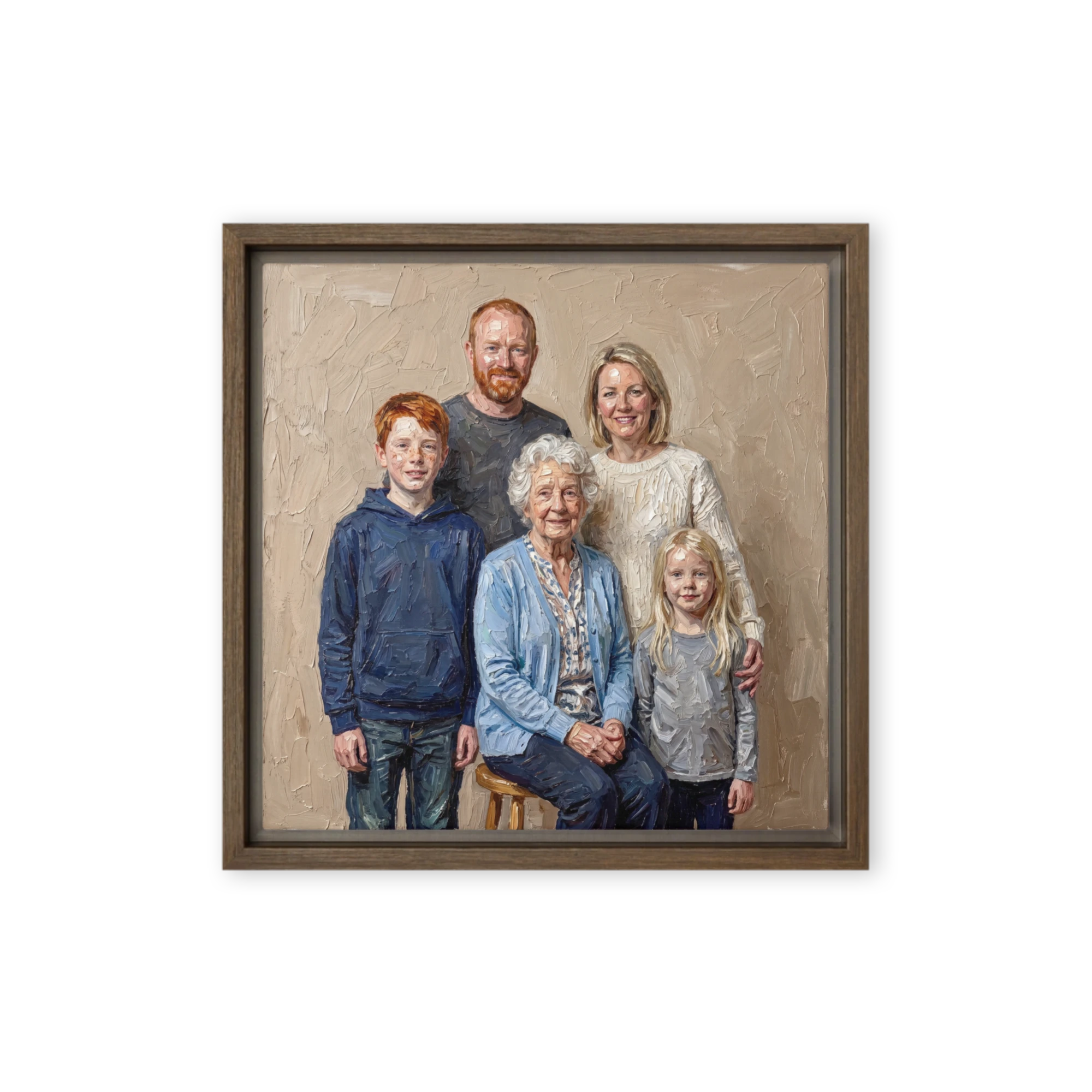 Family Portrait — Impressionist