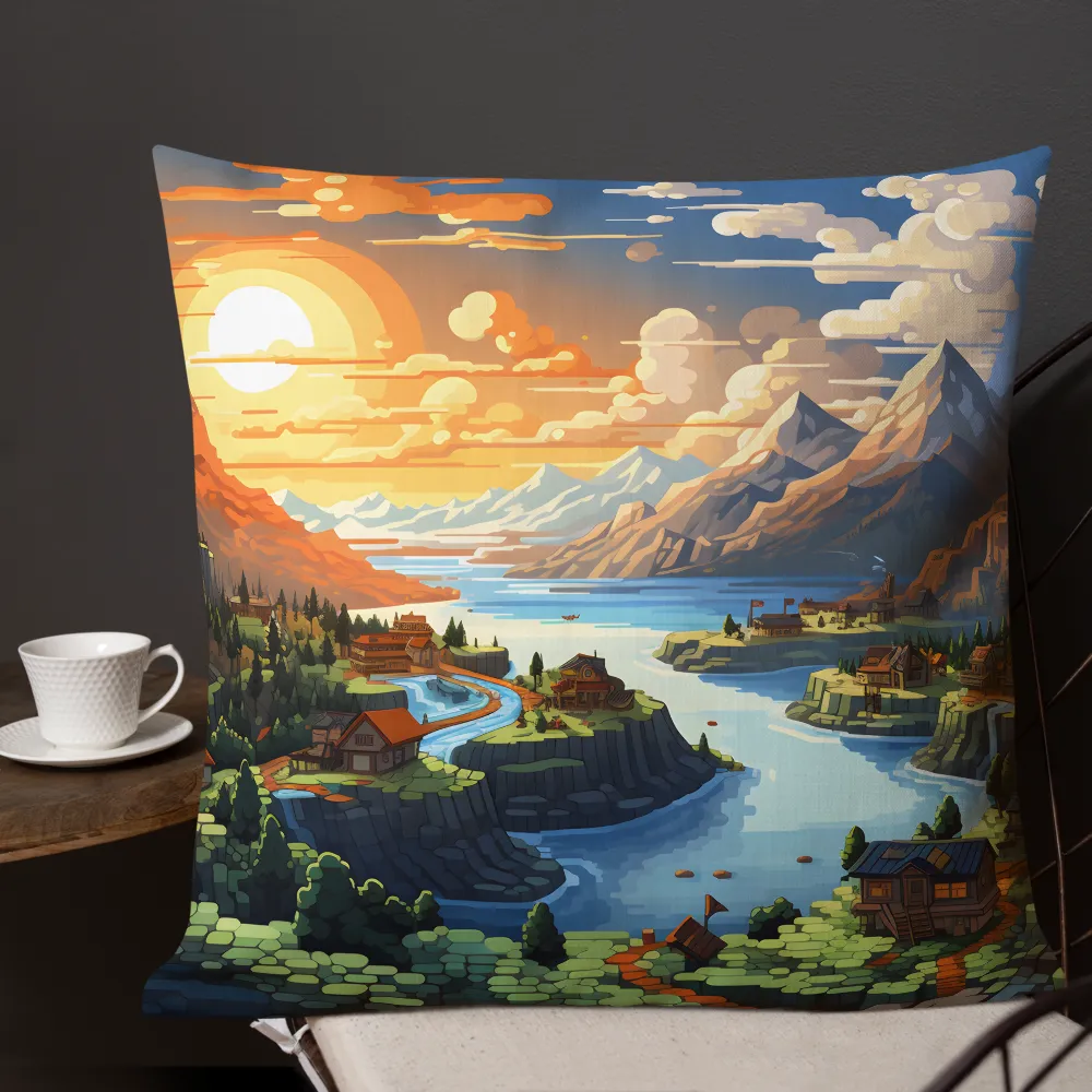 Tranquil Sunset Over Serene Landscape