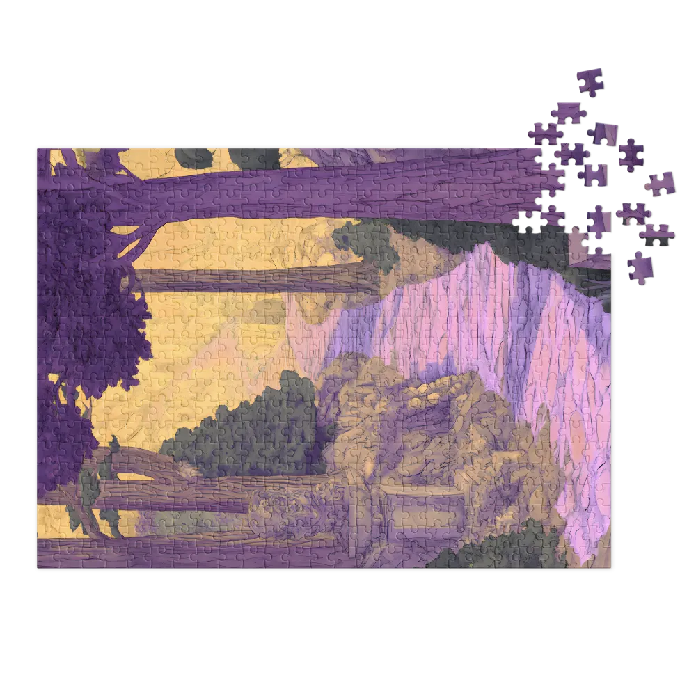 Pathway Through Trees | Jigsaw Puzzle (252/520 pieces)