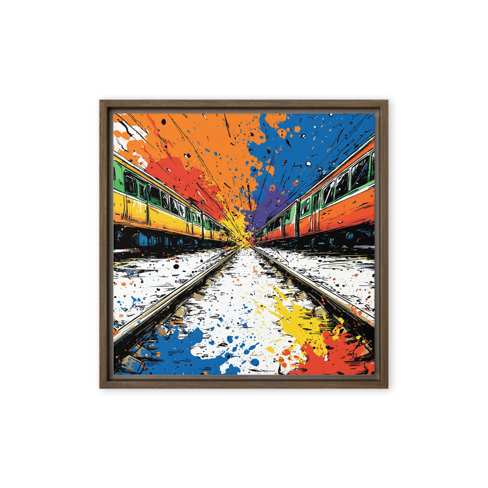 Urban Railway Canvas