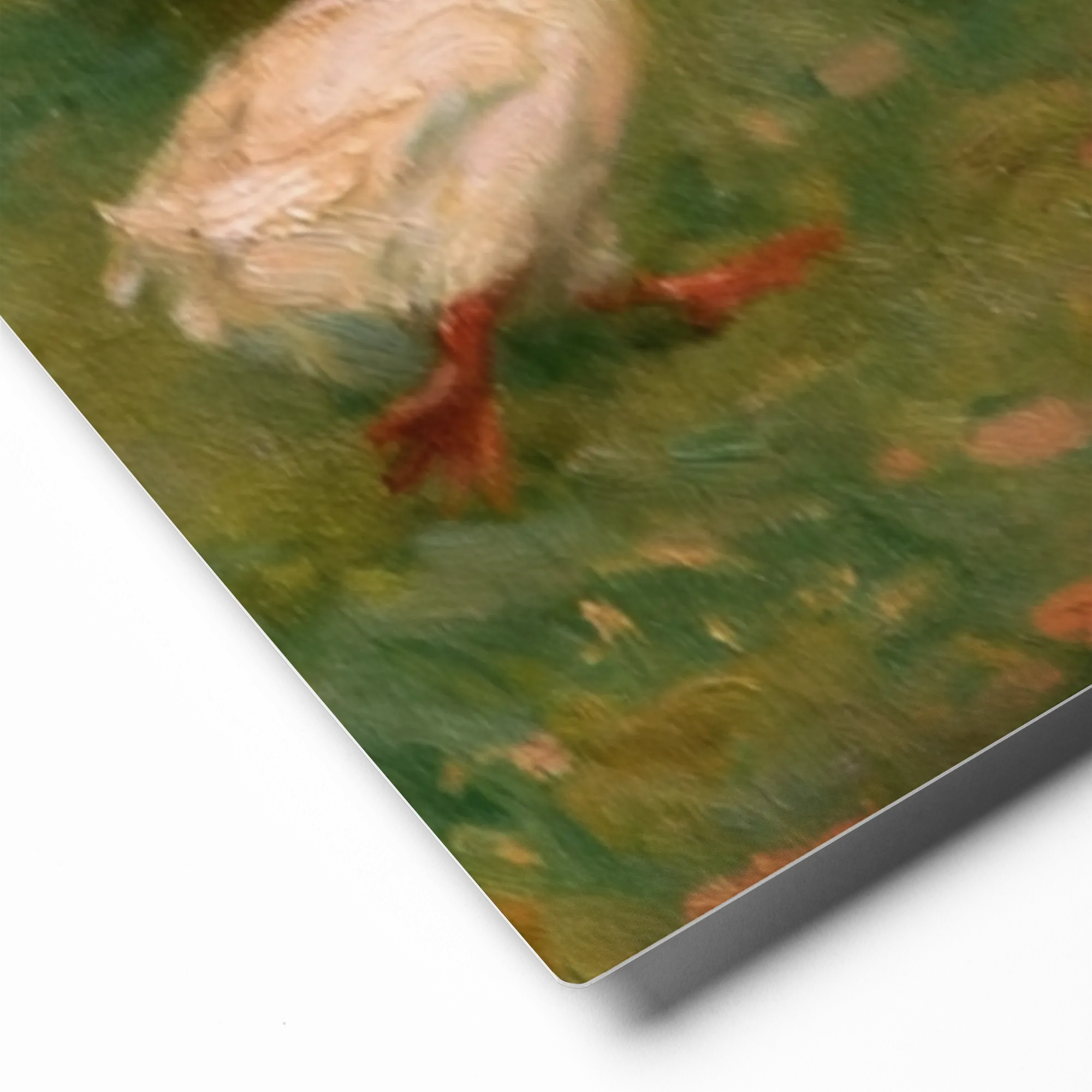 The Little Goose Herd 
 Metal Print | 11″x 14″