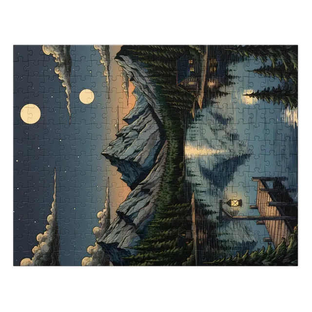 Lakeside Nocturne | Jigsaw Puzzles
