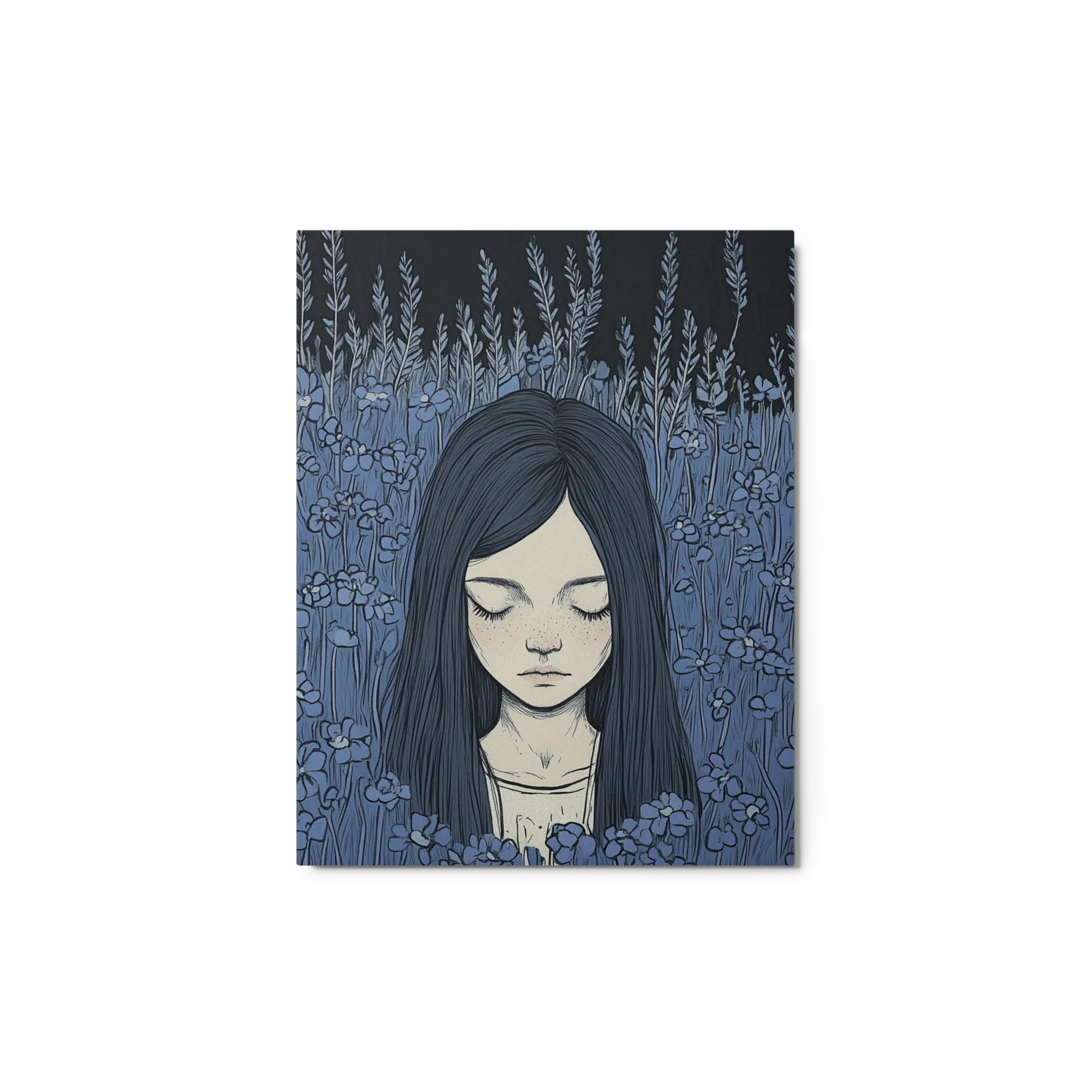 Serenity in Blue Blooms