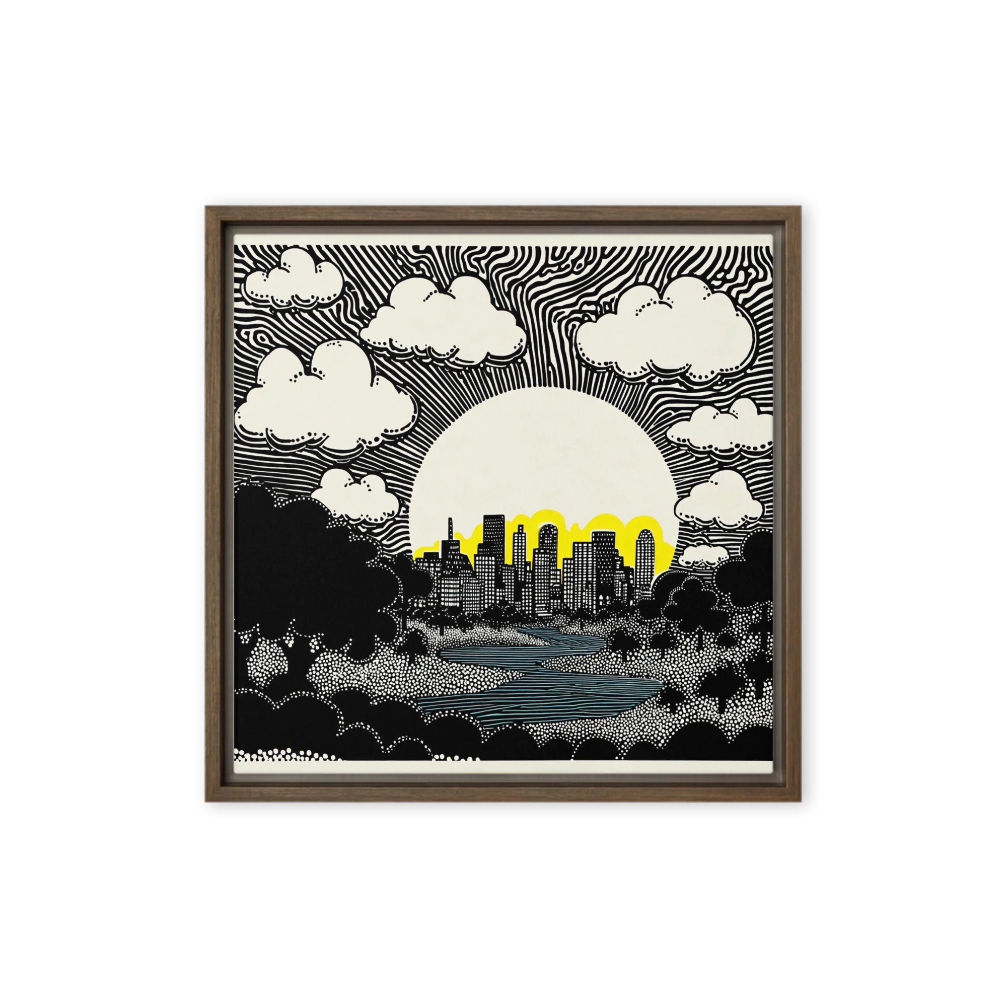 Graphic City Skyline