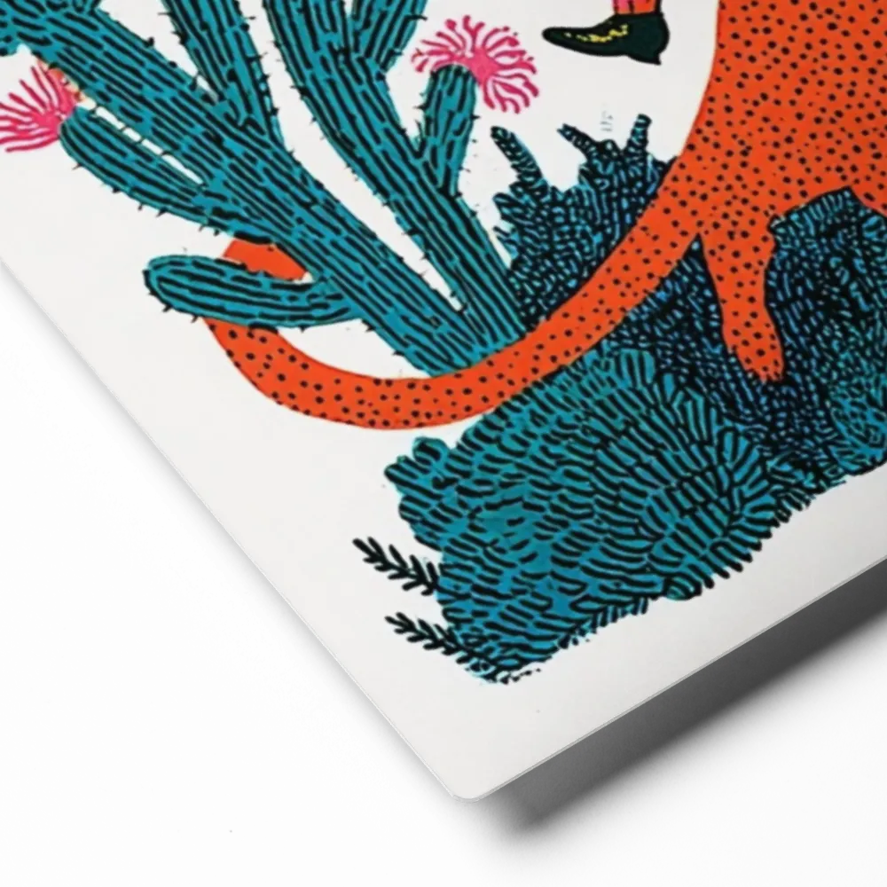The Leopard Travelers | Art Print