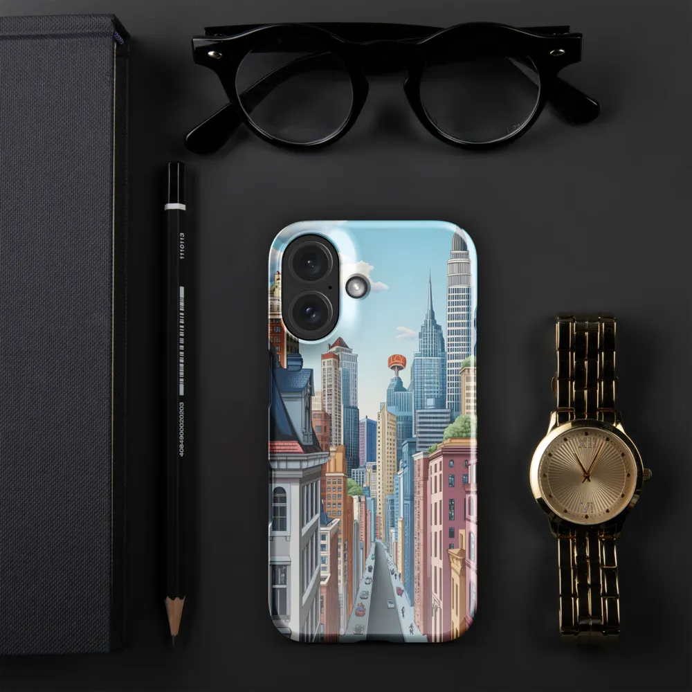Colorful Cityscape Perspective 
 iPhone 17 Air | MagSafe® Tough Case