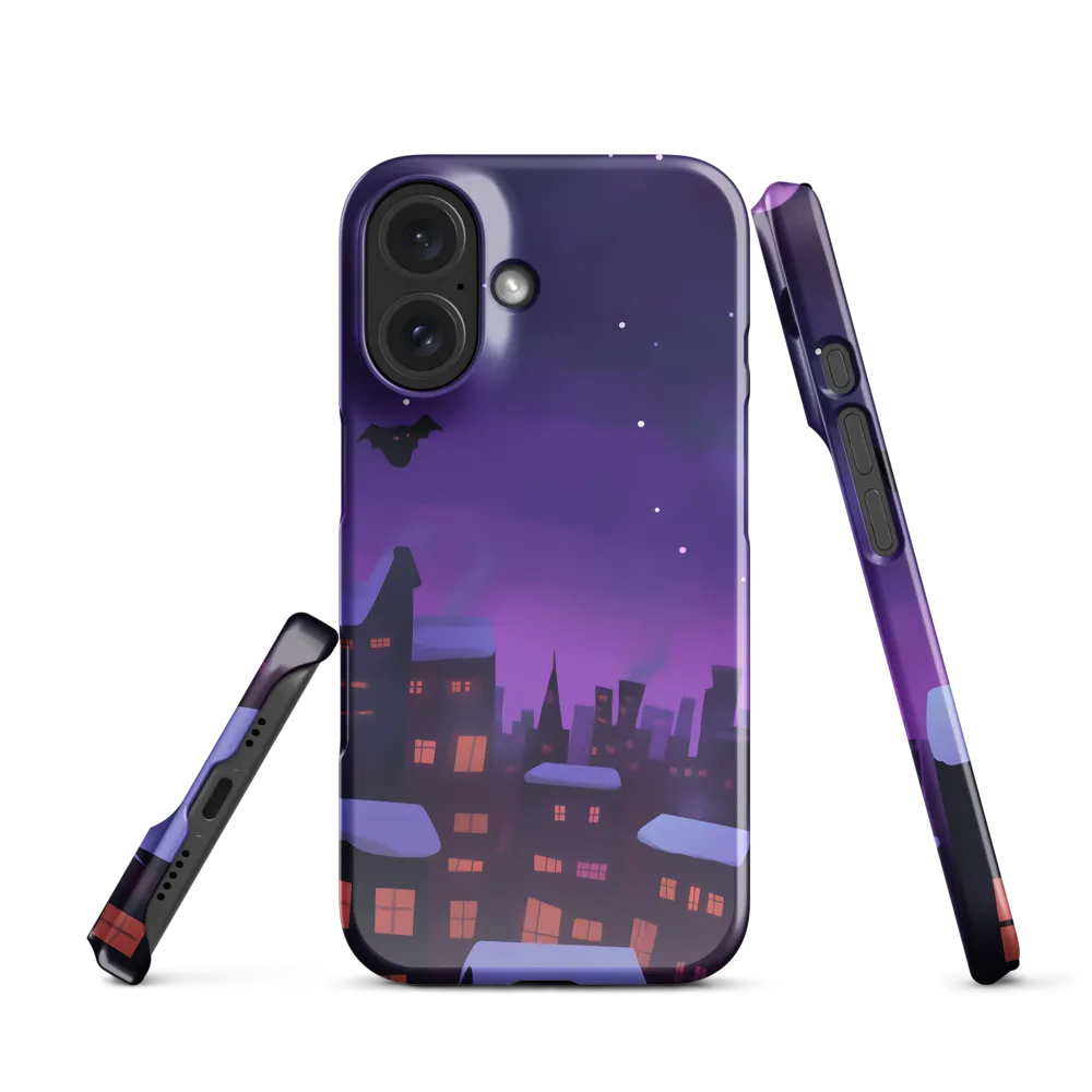 Moonlit Cityscape with Bats 
 iPhone 15 Pro Max | MagSafe® Tough Case