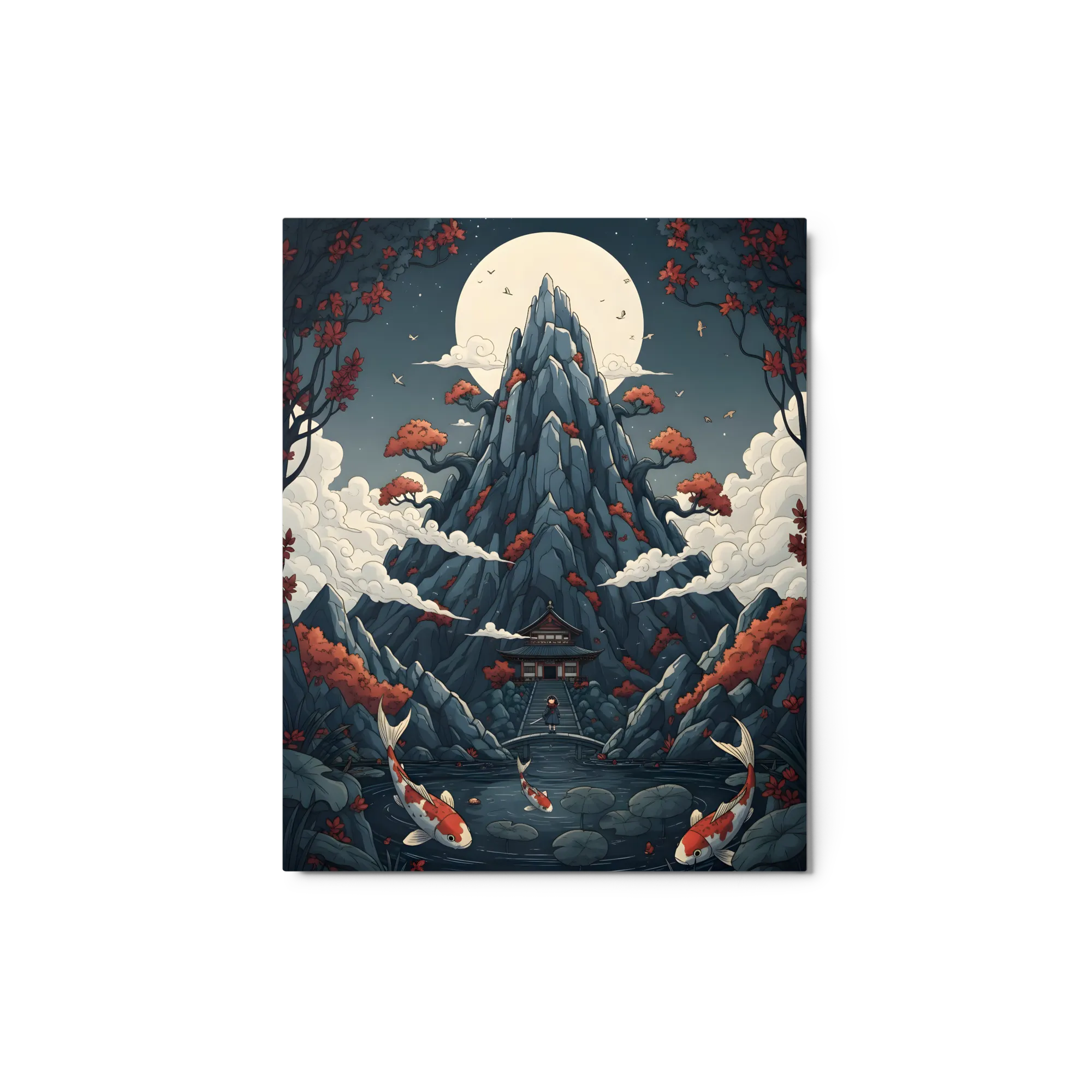 Night Ascent Ukiyo-e | Art Print