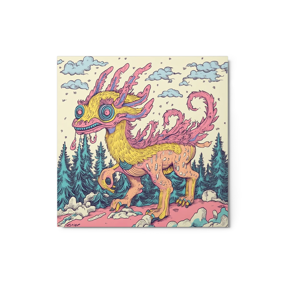 Whimsical Forest Dragon | Art Print
