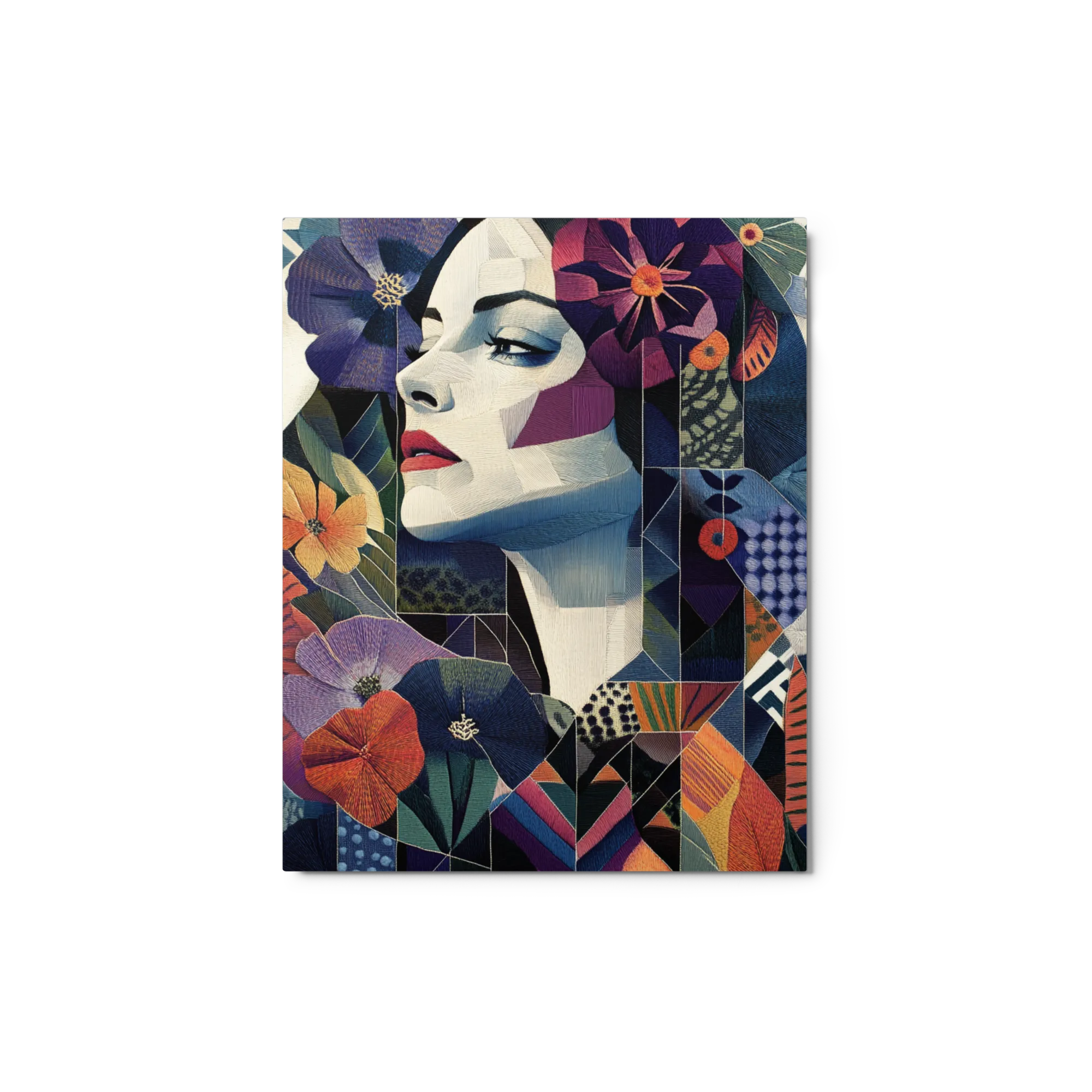 Stitched Flora Portrait