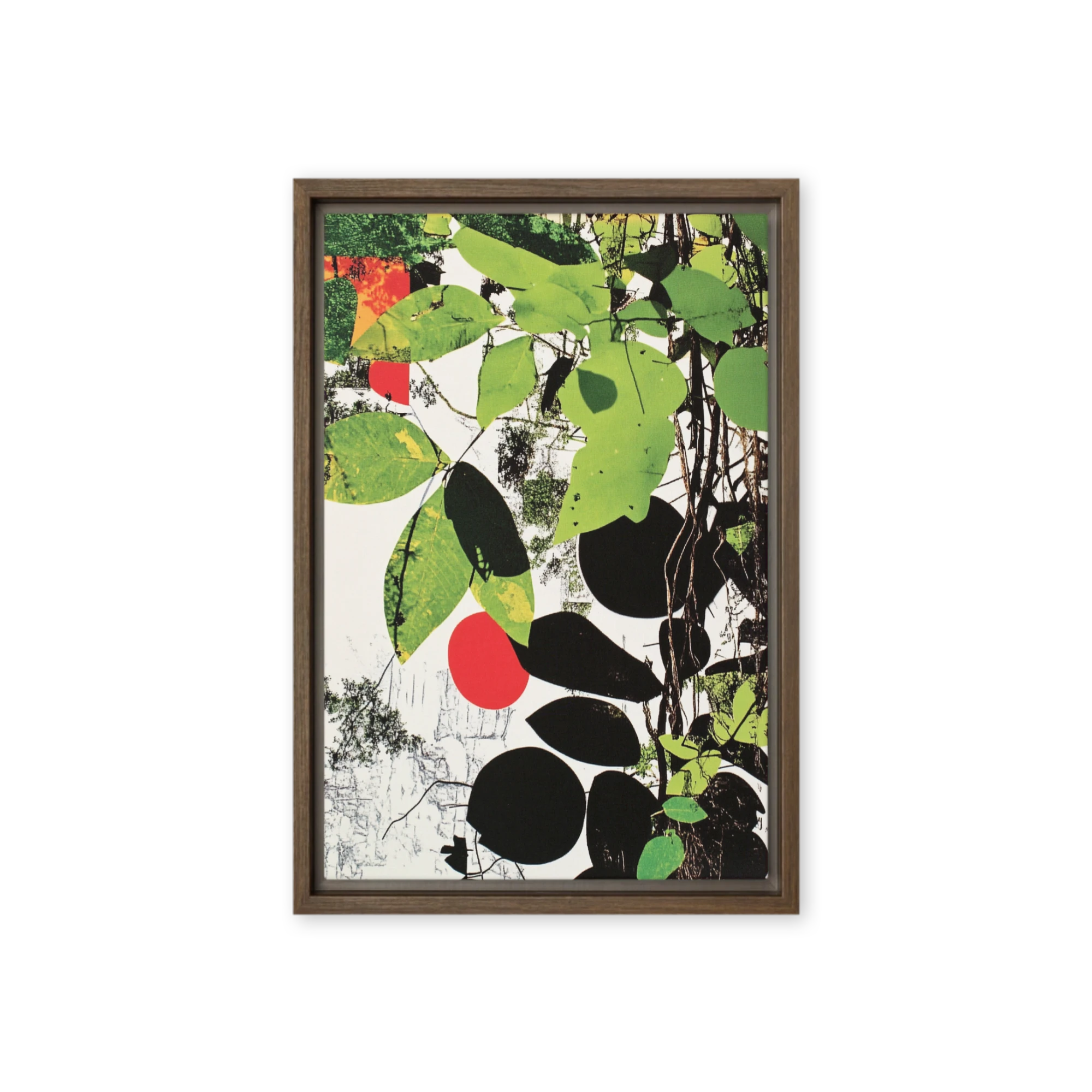 Abstract Leaf Collage | Art Print