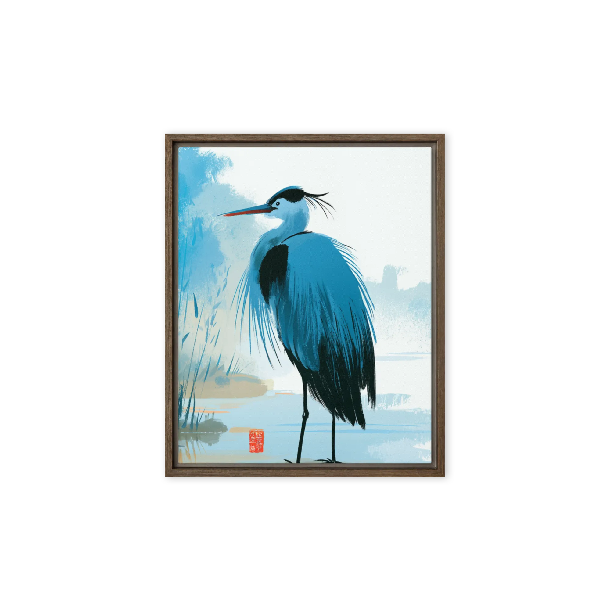 The Serene Heron