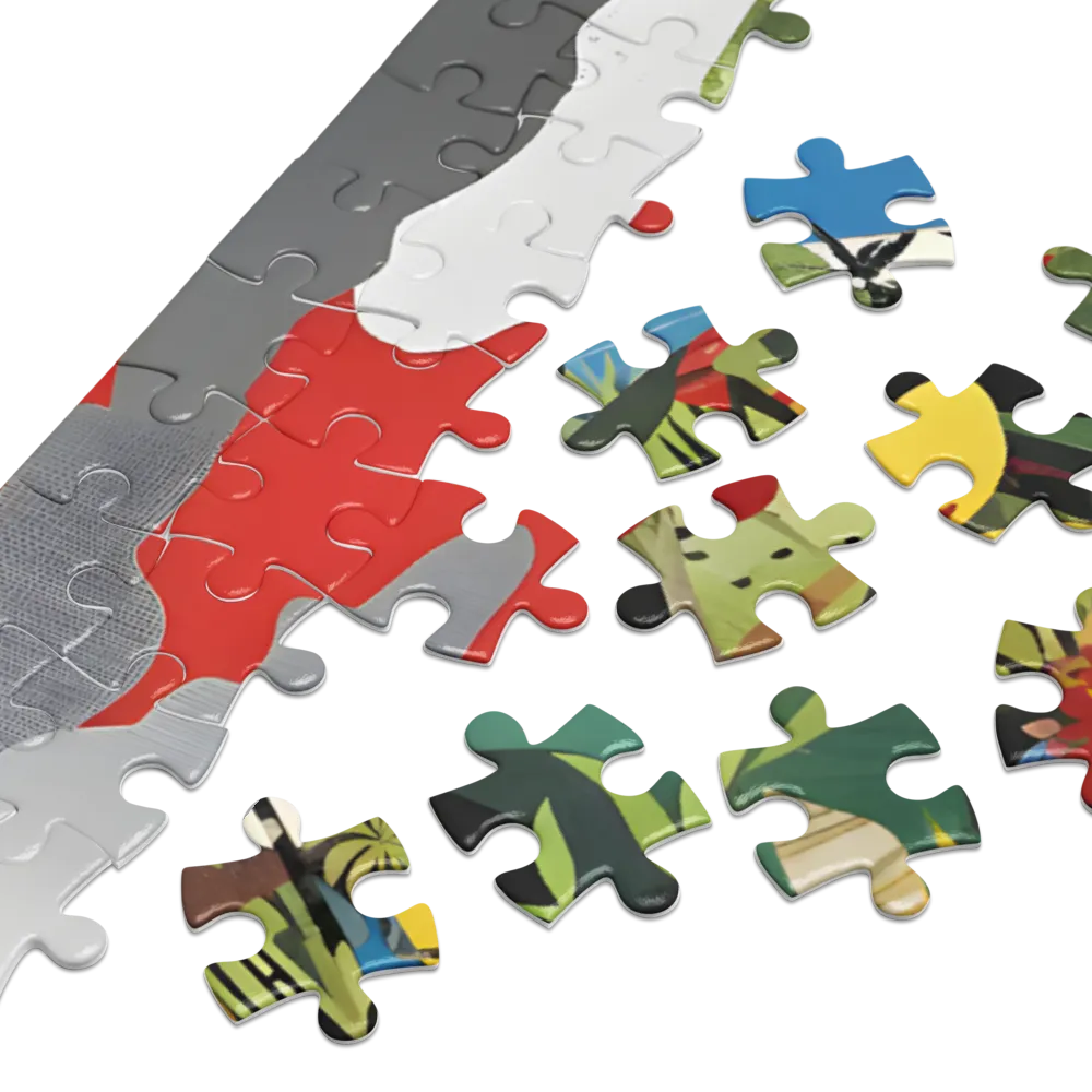 Tropical Waterfall Collage | Jigsaw Puzzles