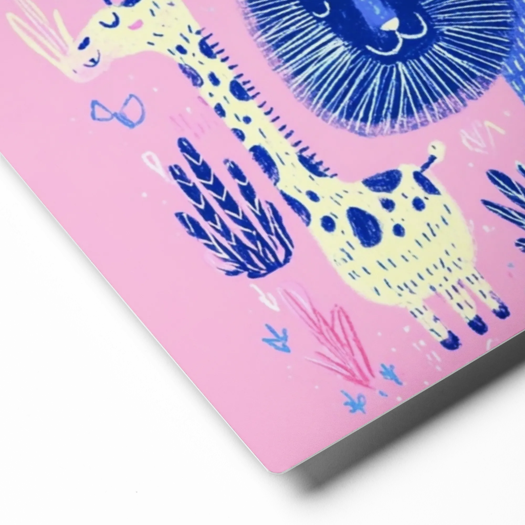 Pink Safari Friends | Art Print