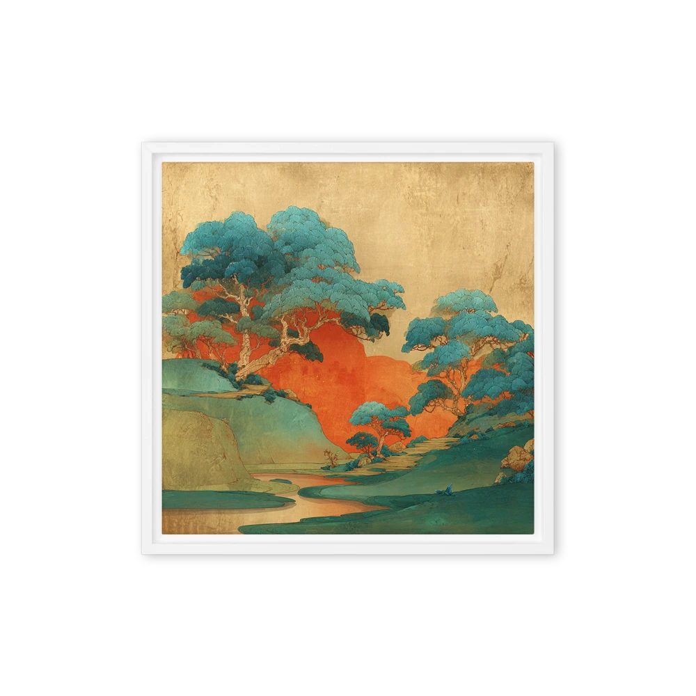 Golden Stream Retreat | Art Print