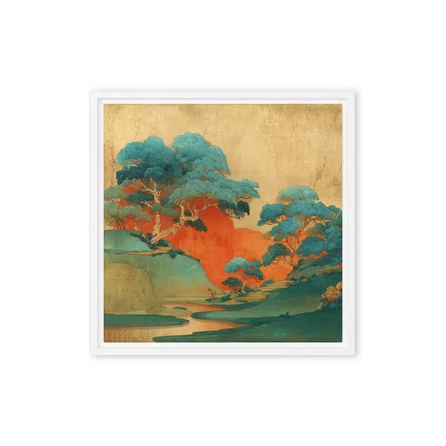 Golden Stream Retreat | Art Print
