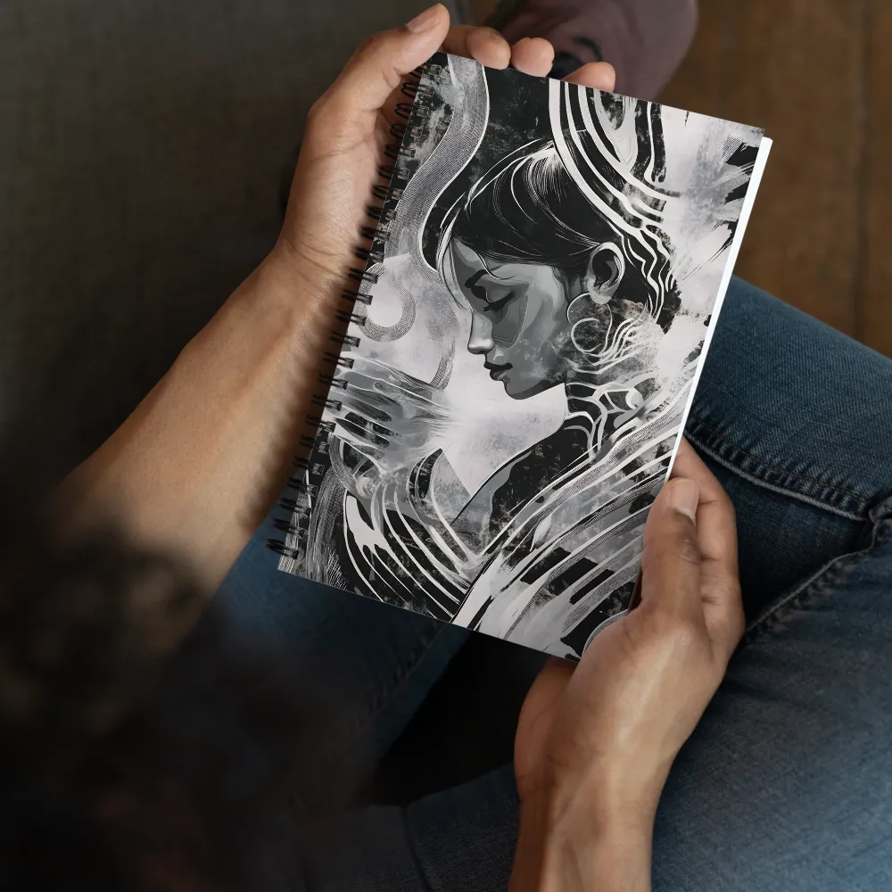 Whispers in Monochrome 
 Spiral Notebook | 140 pages