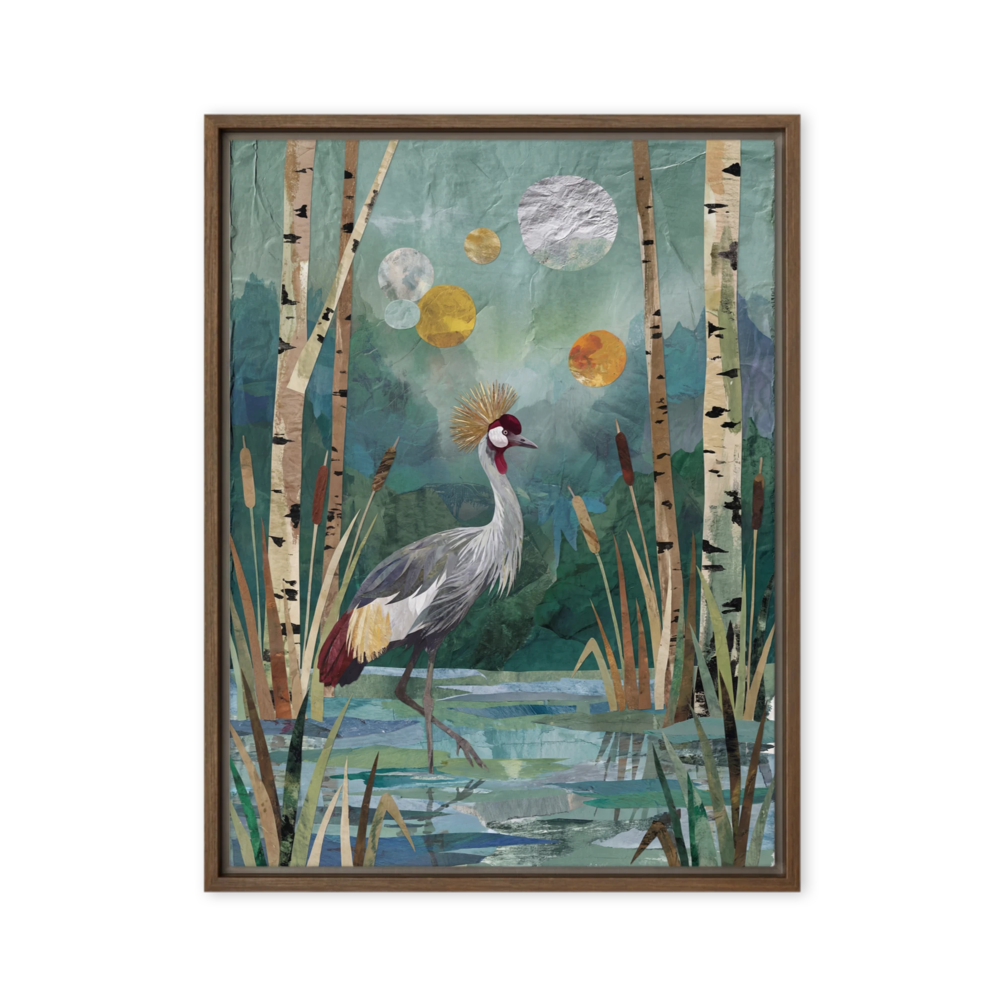 Marsh Crane Collage