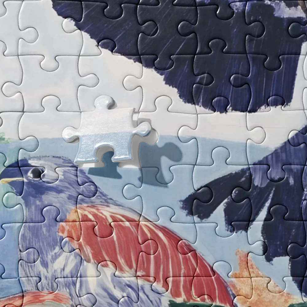 Fauvist Birds in Forest 
 Jigsaw Puzzle