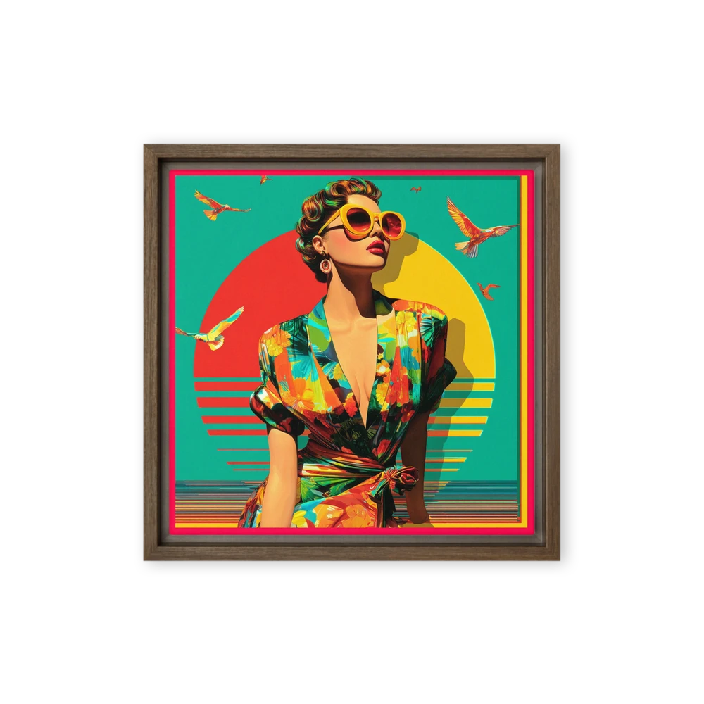 Retro Pop Art Portrait | Art Print