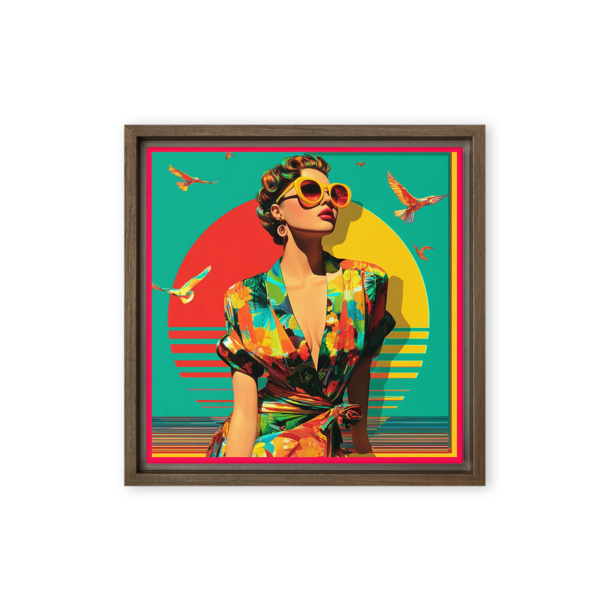 Retro Pop Art Portrait