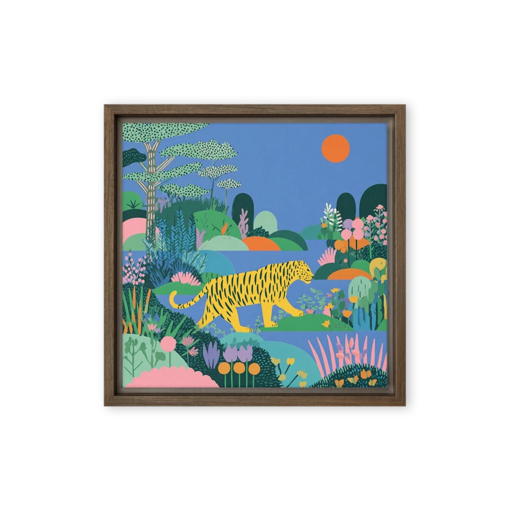 The Tiger in the Garden | Art Print
