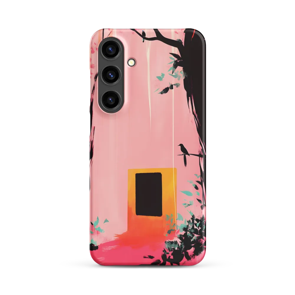 Surreal Forest with Yellow Shape | Phone Case