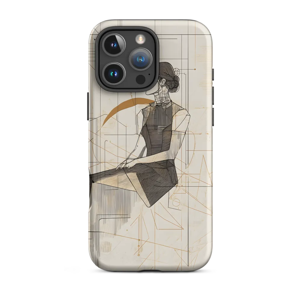 Minimalist Female Figure in Abstract Design | Phone Case