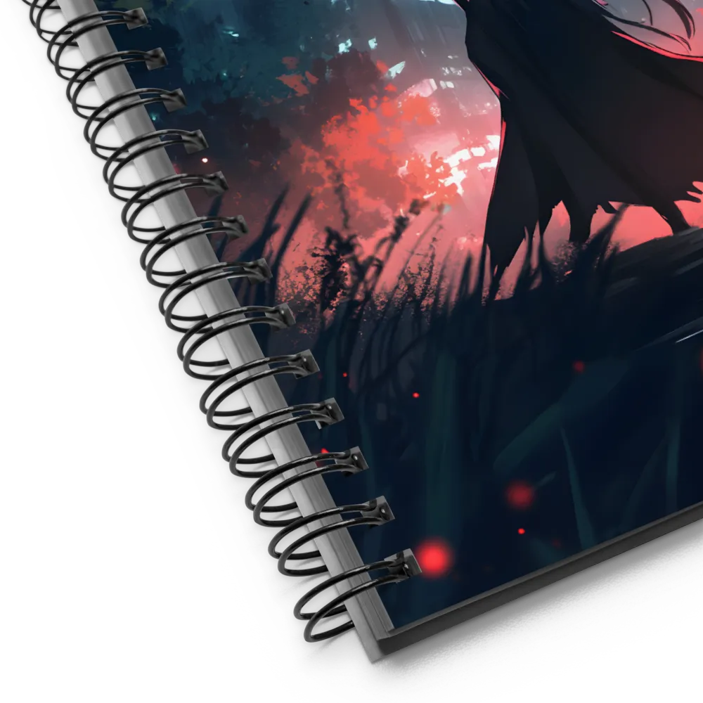 Moonlit Urban Journey 
 Spiral Notebook | 140 pages