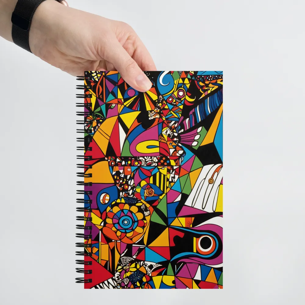 Kaleidoscope Illusion 
 Spiral Notebook | 140 pages