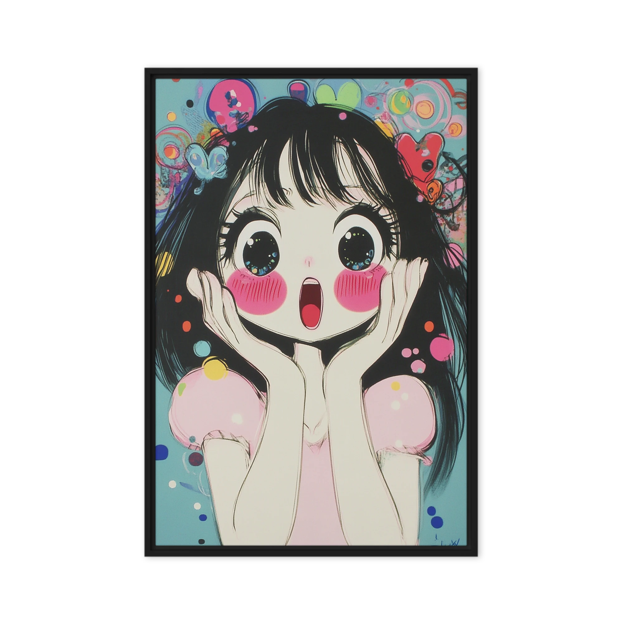 Surprised Girl Portrait
