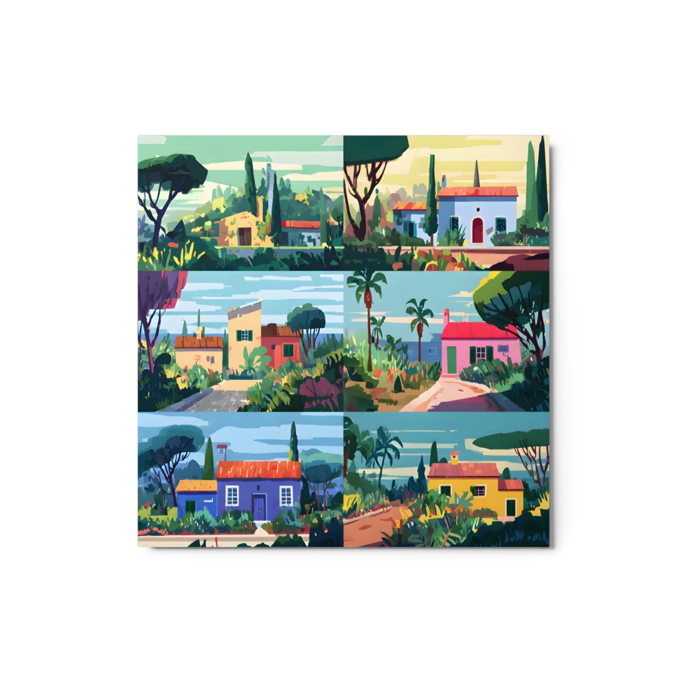 Sunlit Villa Collage