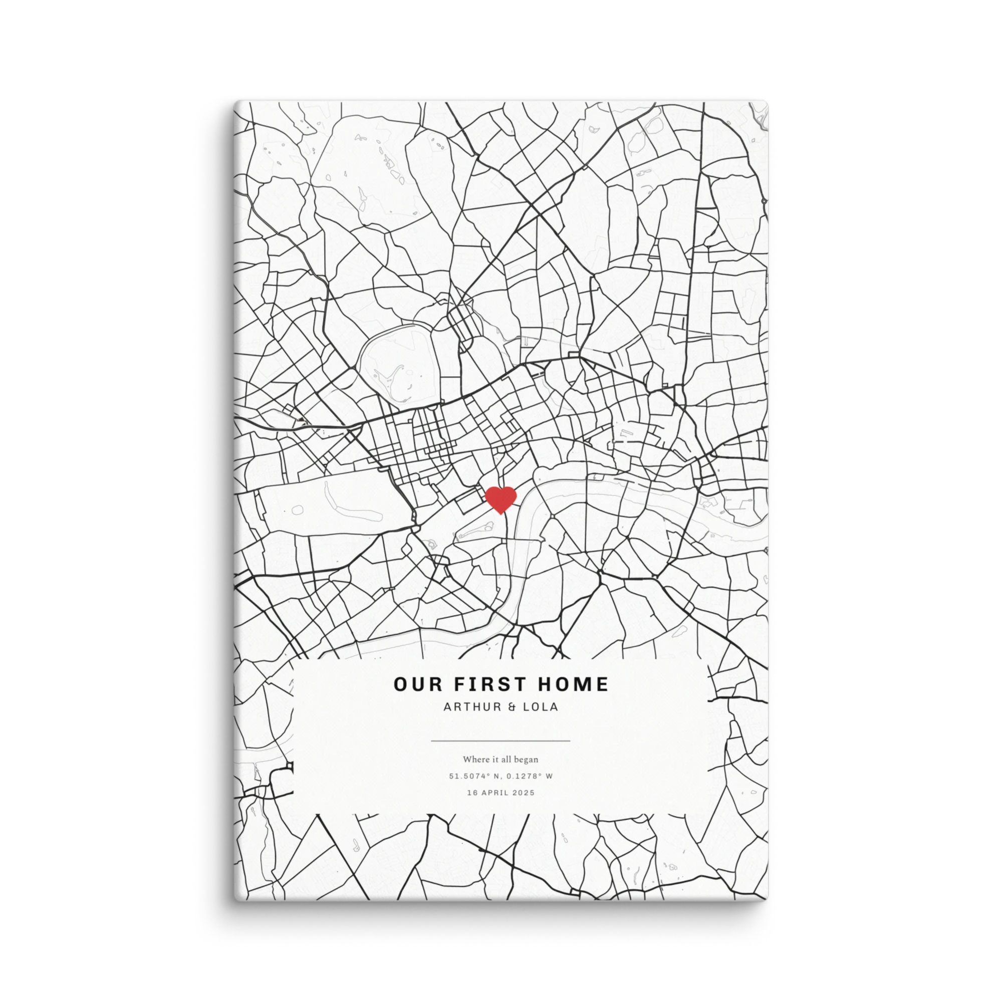 Custom Map — Red Heart