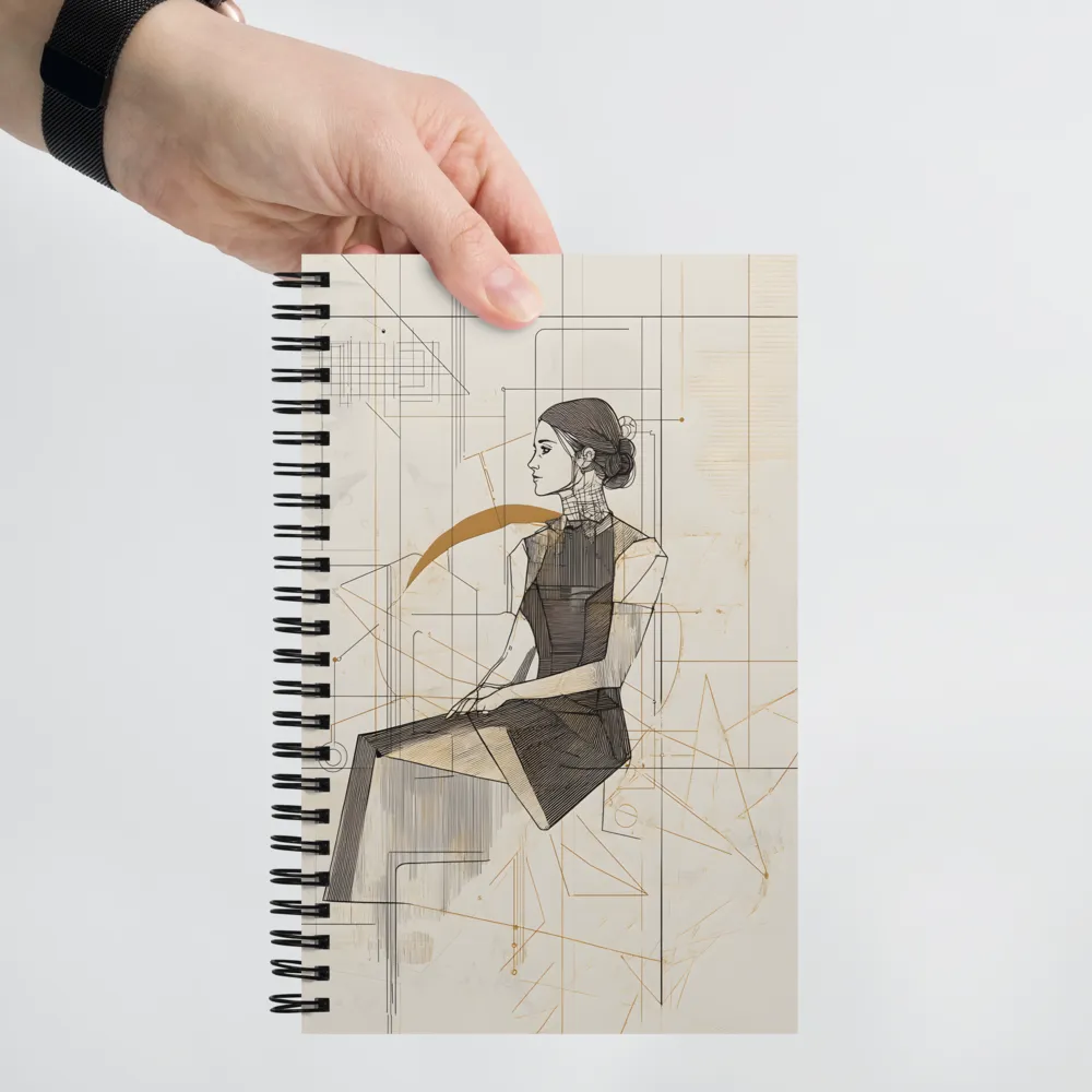 Architectural Figure Study 
 Spiral Notebook | 140 pages