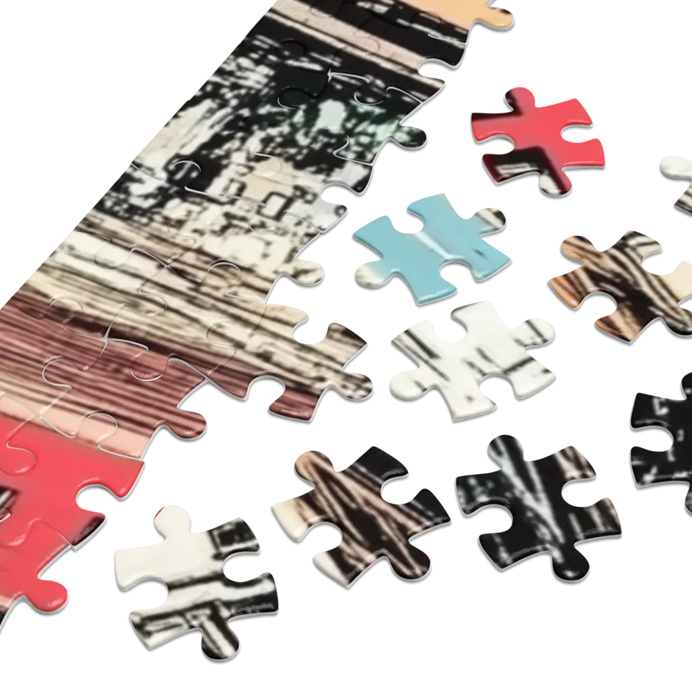 Urban Canyon Perspective 
 Jigsaw Puzzle in Tin Box