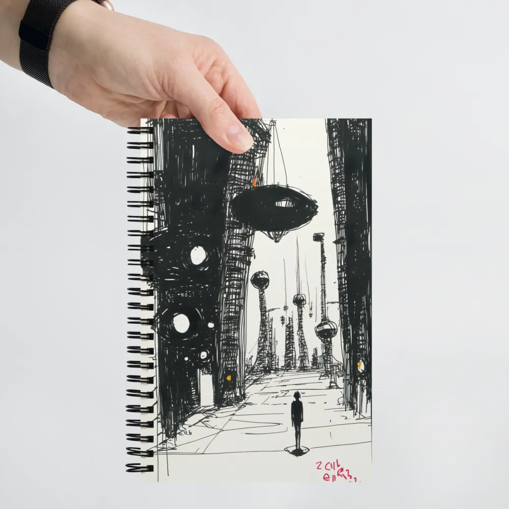 Solitary Urban Future 
 Spiral Notebook | 140 pages